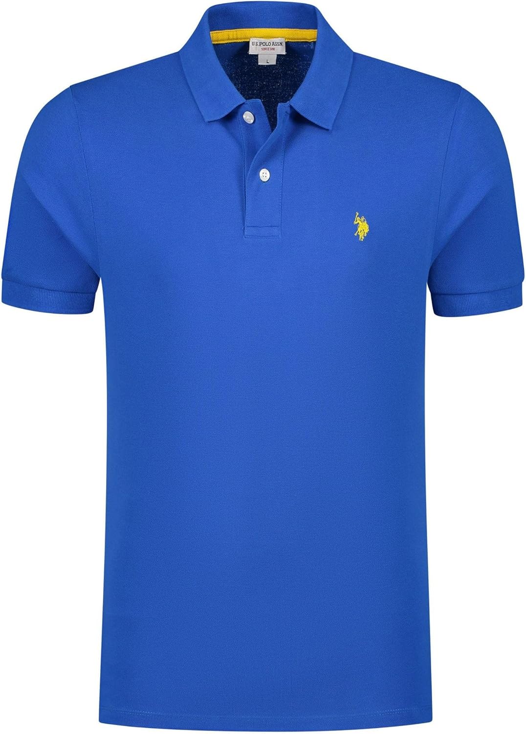 U.S. Polo Assn. Men's Solid Interlock Short-Sleeve Polo Shirt