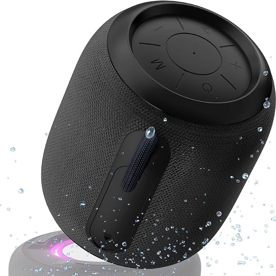 Bluetooth Speaker, Wireless Speaker, Small, HIFI Sound Quality, Loud Volume, Portable Speaker, Enhanced Bass, 2025 Popular, Improved Model, Long-Lasting, Type-C Charging, IPX7 Waterproof, LED Light