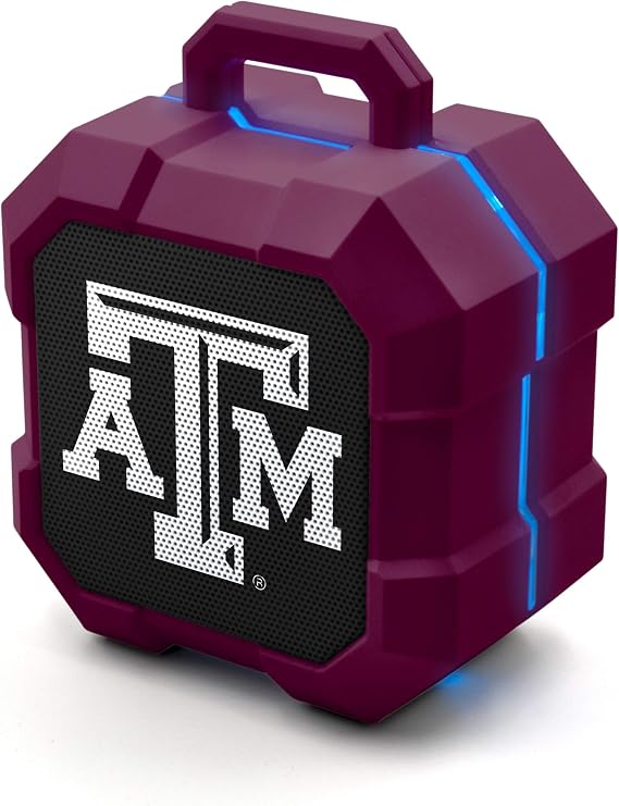 SOAR NCAA Unisex Shockbox LED Wireless Bluetooth Speaker