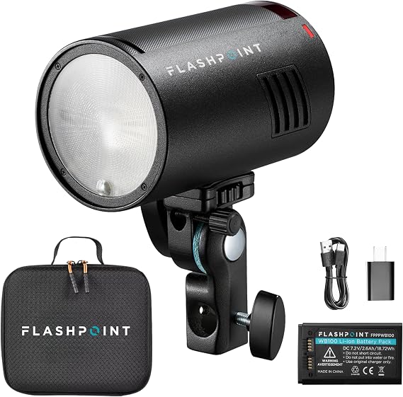 Flashpoint AD100 Pro II AD100Pro II AD100ProII XPLOR 100 Pro II R2 TTL Pocket Flash 100Ws Portable Wireless Strobe, HSS 1/8000s, Li-Ion Battery, 2.4GHz R2 System (Godox AD100Pro II)