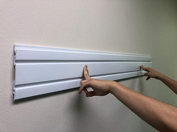 MODUTILE Garage Wall Organizer Hanging System 6" x 48" - 20 sq ft