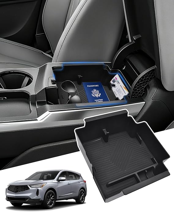 Center Console Organizer for Acura RDX 2025 2026, Armrest Storage Box