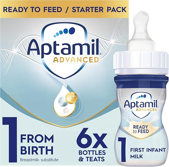 Aptamil Advanced 1 First Baby Milk Formula Starter Pack Ready to Use Liqui