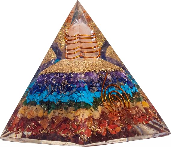 Orgone Pyramid for E-Energy Protection & Healing- Meditation orgonite Pyramid