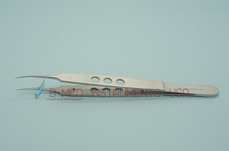 Castroviejo Micro Suture Forceps 6" Curved with Tying Platform