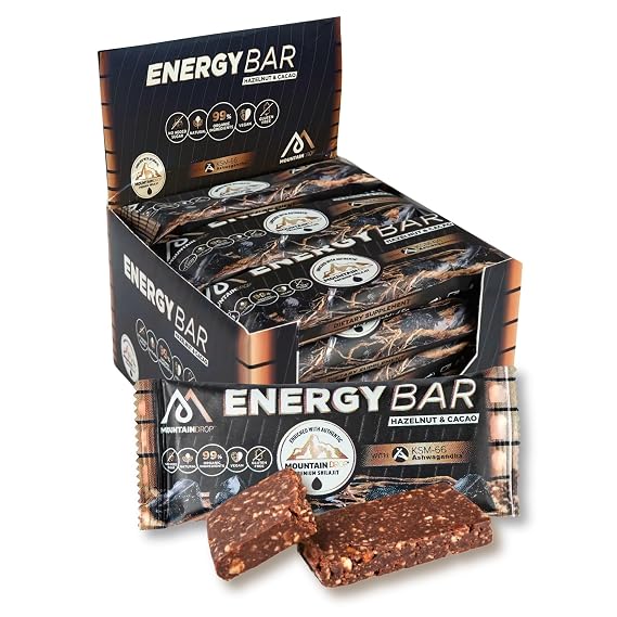 Energy Bar with Shilajit & Ashwagandha KSM-66 by Mountaindrop
