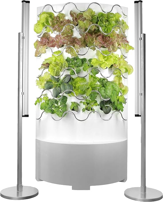 iHarvest Indoor Garden | Grow 30 Healthy Plants 30-50% Faster & Bigger in a Beautiful, Space Conscious Vertical Indoor Garden. No Chemicals or GMO's Needed.