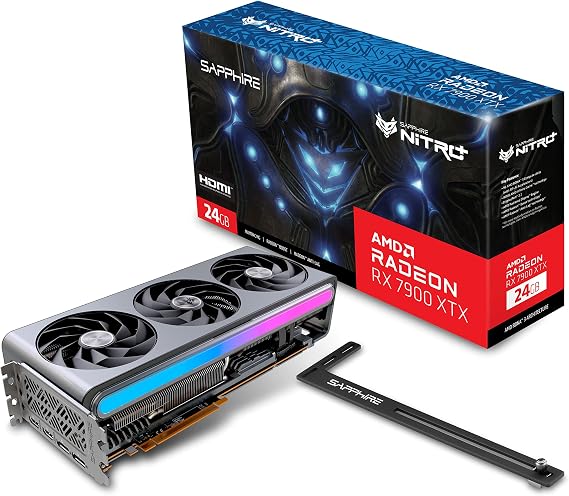 Sapphire 11322-01-40G Nitro+ AMD Radeon RX 7900 XTX Vapor-X Gaming Graphics Card with 24GB GDDR6 AMD RDNA 3