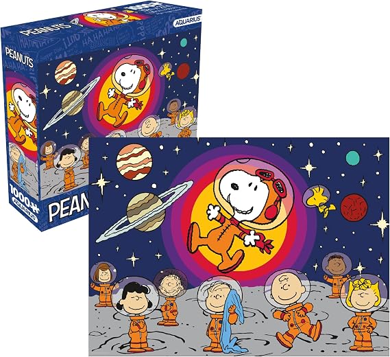 AQUARIUS Peanuts Cast Artemis Moon Mission 1000 Piece Jigsaw Puzzle