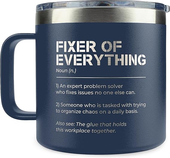 KATLADIZ Thank You Gifts for Men, Boss, Coworker, Manager, Office, Mentor - Coworker Gifts, Boss Gift for Men - Birthday, Fathers Day Gift for Mens - 14 Oz Stainless Steel Coffee Mug
