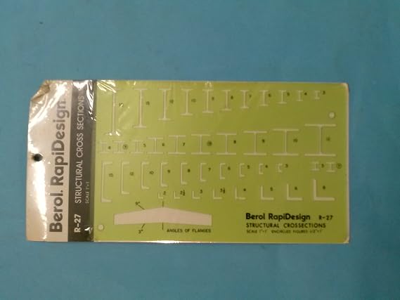 Berol, R-27, Structural Cross Sections, Scale 1"=1'
