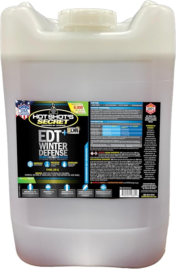Hot Shot's Secret EDT+ Winter Defense Fuel Additive, 5 Gallon
