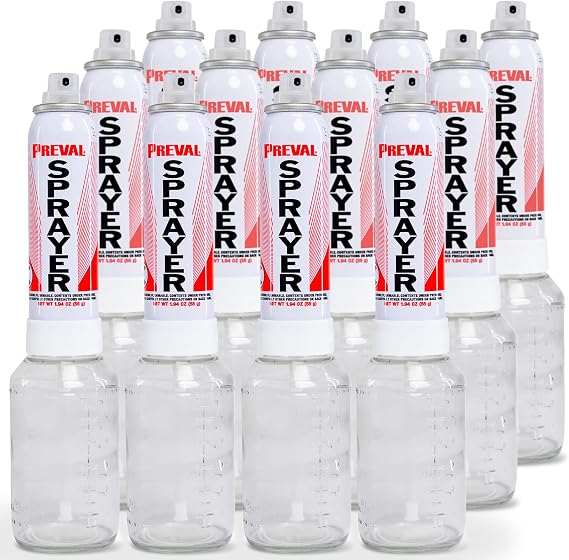 Preval Sprayer System, 12 Pack - Refillable Spray Paint Aerosol 0267