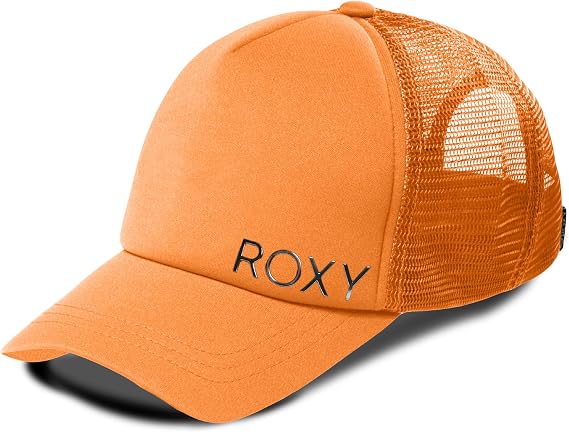 Roxy Women's Finishline Trucker Hat 100% Cotton Adjustable Cap with Mesh Back, Lightweight and Breathable Style for Travel