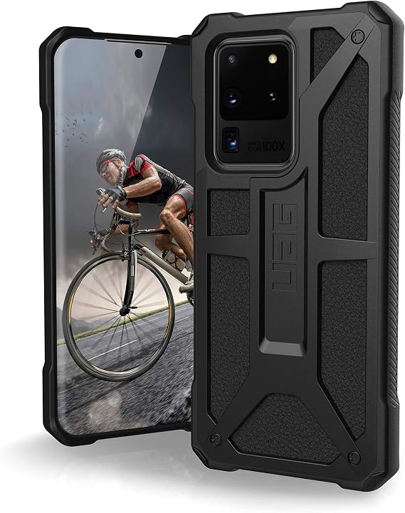 URBAN ARMOR GEAR UAG Samsung Galaxy S20 Ultra Case [6.9-inch Screen] Monarch [Black] Rugged Shockproof Military Drop Tested Protective Cover