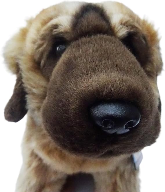 Leonberger Plush Toy Dog Plushie Can Be Personalized & Customized With An Engraved Tag, Collar and Stunning Gift Wrap