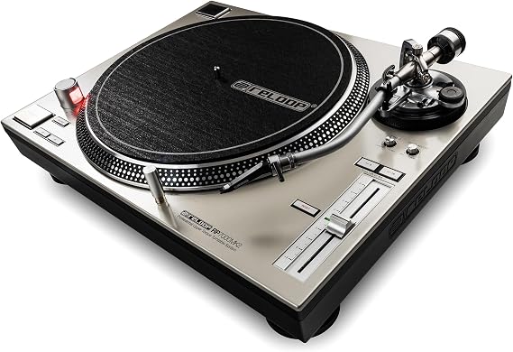 Reloop RP-7000 MK2 Professional Upper Torque Turntable System, Silver