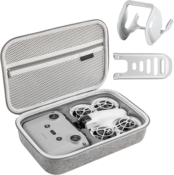 DJI NEO Accessories Kit Combo, with Hard Shell Carrying Case, Drone Gimbal Protective Cover, Battery Protector (Only for DJI RC-N2 / RC-N3 Controller)