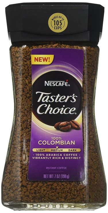Nescafe Taster's Choice Colombian Granules Instant Coffee, 7 oz