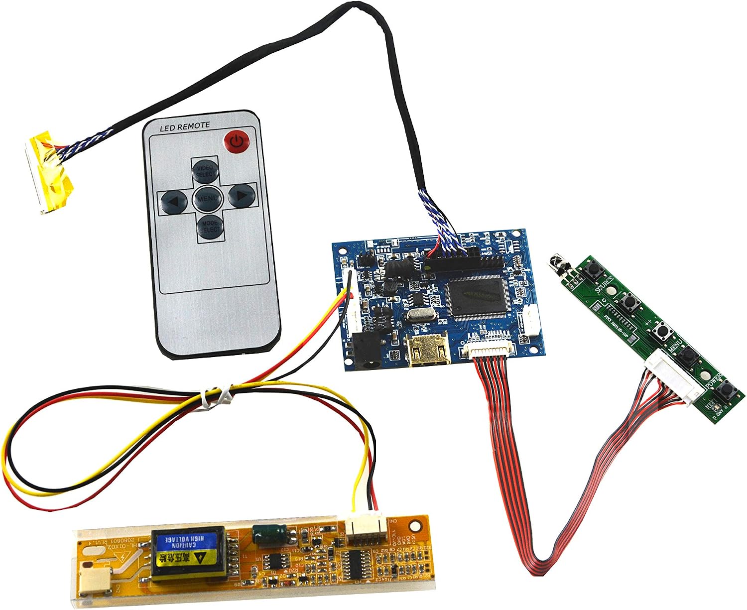 PCB800661 HDMI LCD Controller for 15.4inch B154EW04 V9 B154EW04 V.B N154I1-L02 1280x800 LCD Screen