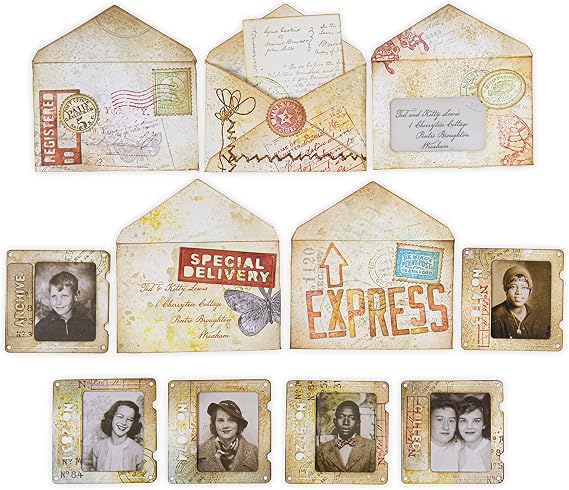 Sizzx Thinlits Die Set 54PK Specimen by Tim Holtz | 665930 | Chapter 3 2022