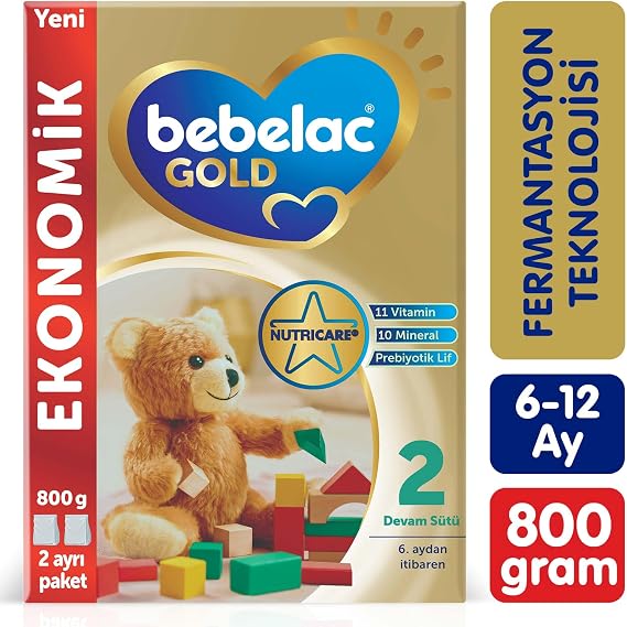 Bebelac Gold 2 Devam Sütü 800 g 6-12 Ay