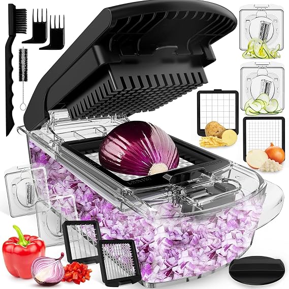Fullstar Pro Original Vegetable Chopper & Spiralizer Kitchen Prep Tool
