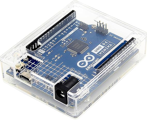 Geekworm UNO R3 Case | Protective Enclosure ABS Computer Box for Arduino UNO R3/UNO WiFi UNO REV3- Transparent