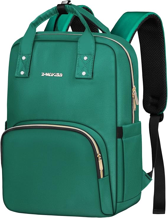 Z-MGKISS Laptop Backpack for Women, Casual Daypack Rucksack Bag 15.6 Inch, Lightweight Backpack for Ladies Teacher Nurse