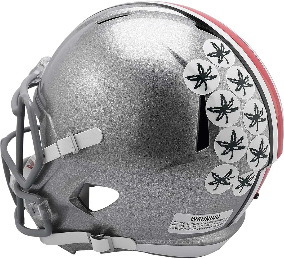 NCAA Ohio State Buckeyes Full Size Speed Replica Helmet, Red, Medium