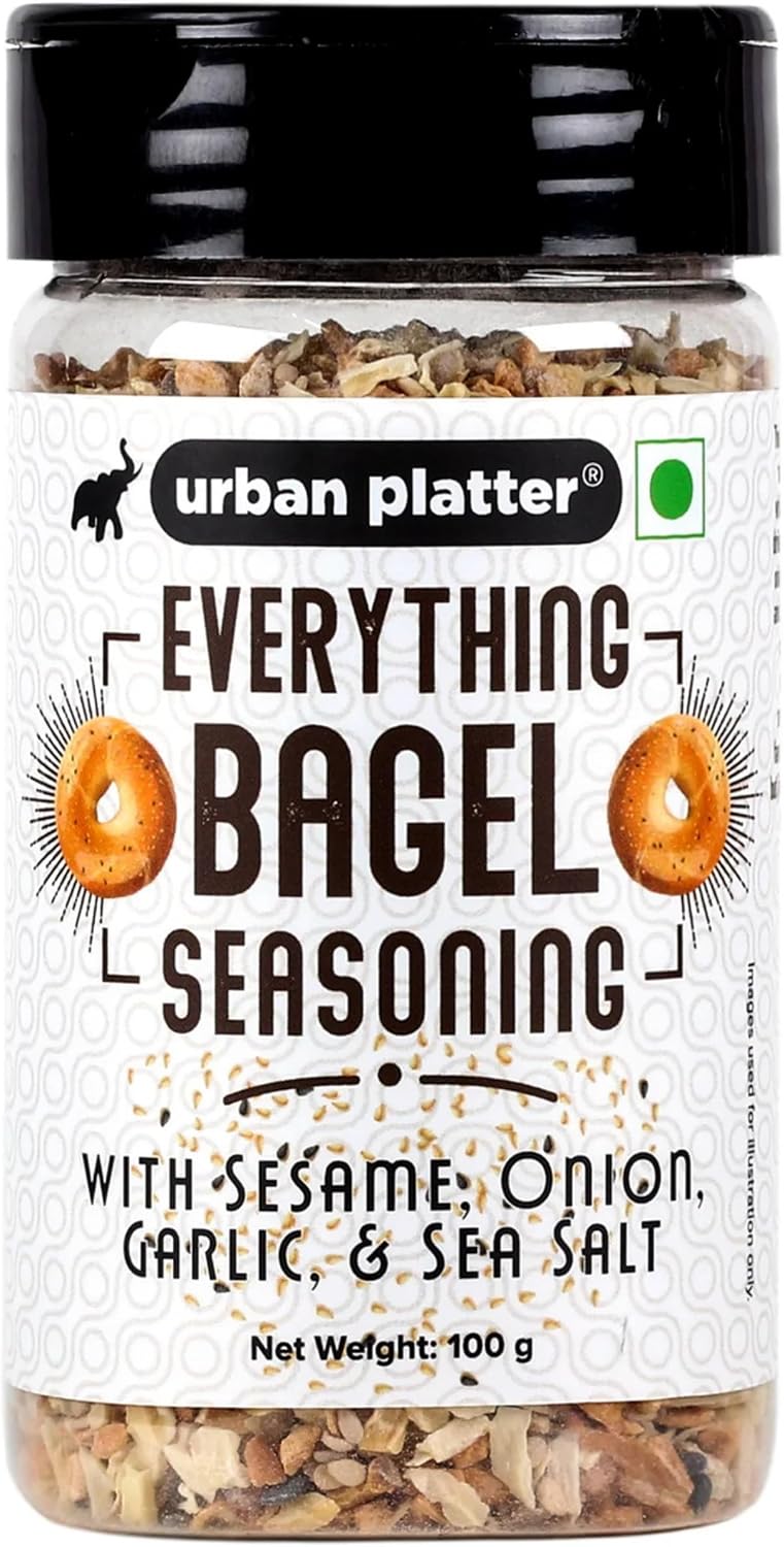 Everything Bagel Seasoning, 100g Classic American Seasoning Blend with Onion Flakes, Garlic, Sesame Seeds and Sea Salt | Season toasts, breads and Salads
