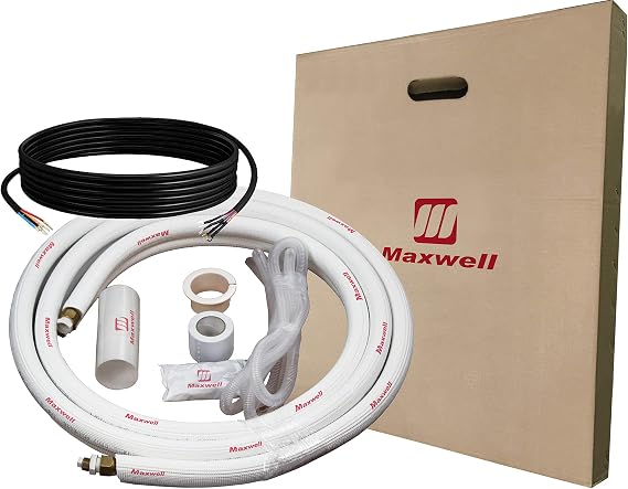Maxwell 3/8 x 5/8 15 ft. Mini Split Line Set Installation Kit