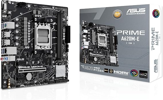 Asus PRIME A620M-E-CSM A620 AM5 Soket DDR5 6400(OC) MHz mATX Anakart