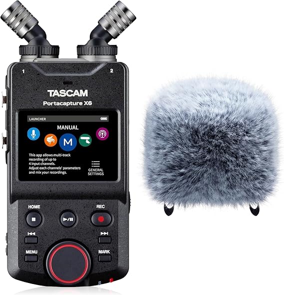 TASCAM Portacapture X6 and Windscreen Bundle