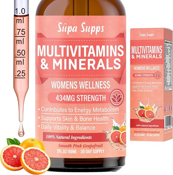 Multivitamins for Women 30 Plus Liquid 60ml Immune & Energy Support