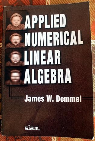 Applied Numerical Linear Algebra