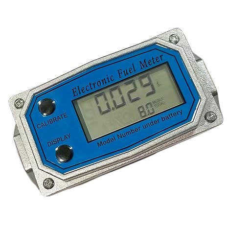 3/4 inch Digital Turbine Fuel Flow Meter for Water, Diesel, Gasoline