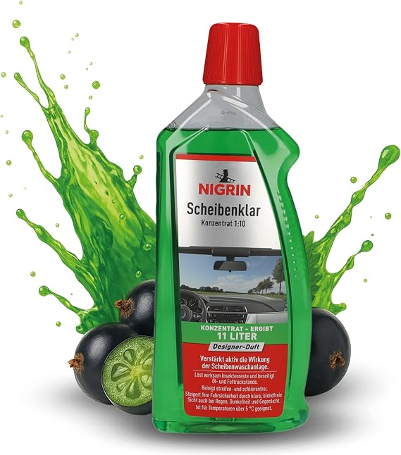 Nigrin 72983 Windshield Clear 1:10 Concentrate, 1 Liter