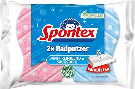 Spontex 19321009 Badspons - Pack of 4 Total 8-Piece