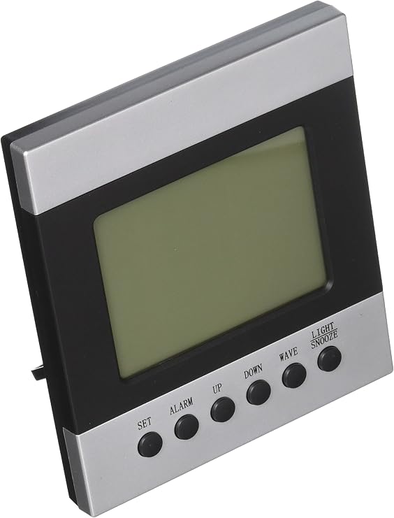 Sonnet - Atomic Alarm Clock - 1.5" Display LCD Desk/On Wall