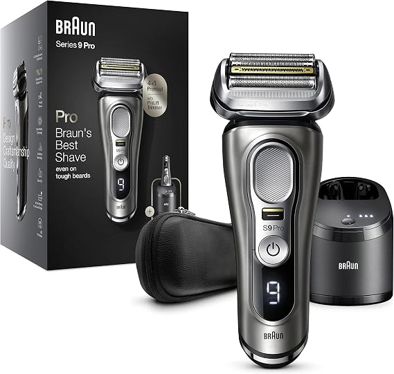 Braun Series 9 Pro 9465CC Islak & Kuru Tıraş Makinesi + Clean&Charge + Deri Seyahat Kılıfı