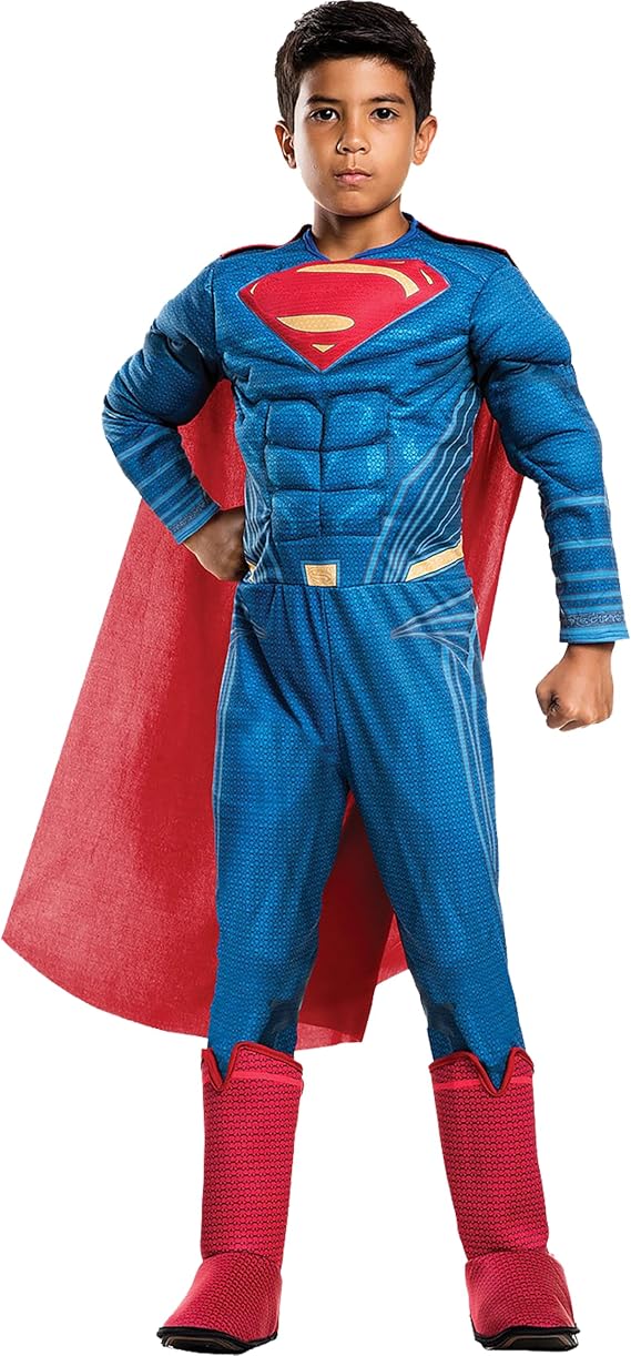 DC Justice League: Superman Costume for Kids by Rubies, Boy's Medium