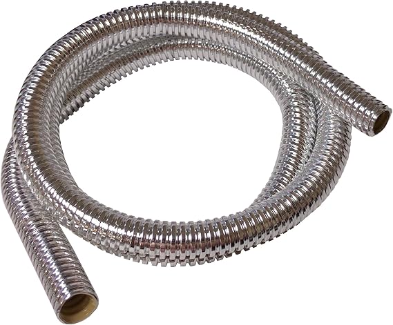 1" Bentley Harris Convoshield Wire Loom Thermal Protection Sleeve High Temperature Resistance Up to 1000F Degrees Radiant Heat - Length: 37"