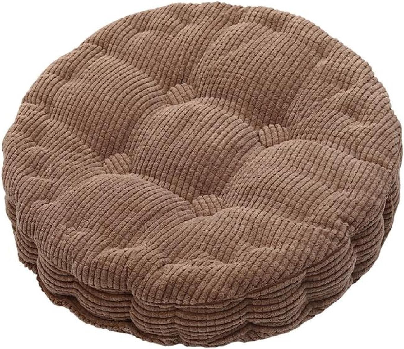 Round Office Chair Pad for Home Chair Seat Cushion Soft Office Plush Cushions Solid Color Tatami Mats