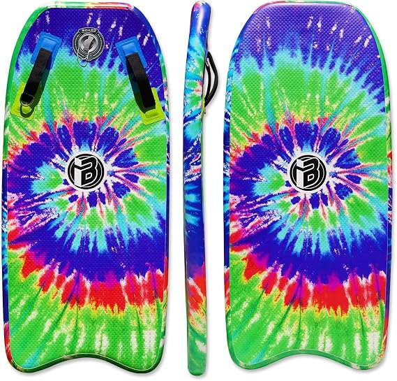 48" Inflatable Bodyboard w/ Hammer Seam Folding Surfboard 15PSI Max | Portable Folding Design for Easy Storage Max Inflation Pressure 15PSI Ensures Rigid Ride for All Skill Levels