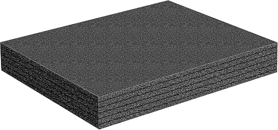 Treela 1 Pcs Customizable Polyethylene Foam Sheets 16x12x2"