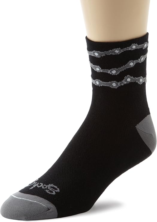 SockGuy Men's Classic Socks, Chains 3-Inch