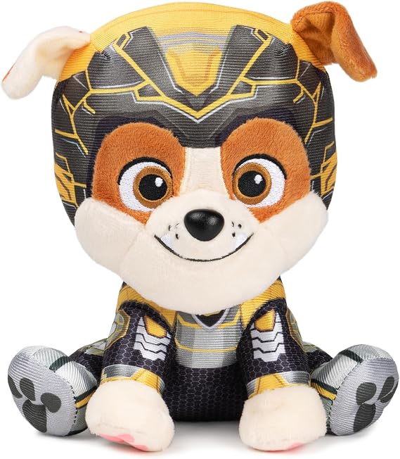 GUND PAW Patrol: The Mighty Movie Rubble Stuffed Animal, Officially Licensed Plush Toy for Ages 1 and Up, 6