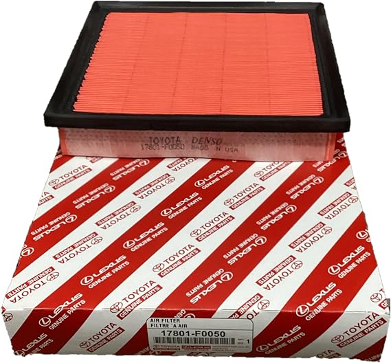 Genuine Toyota Engine Air Filter, 17801-F0050, OEM Replacement Part | OEM Replacement Engine Air Filter