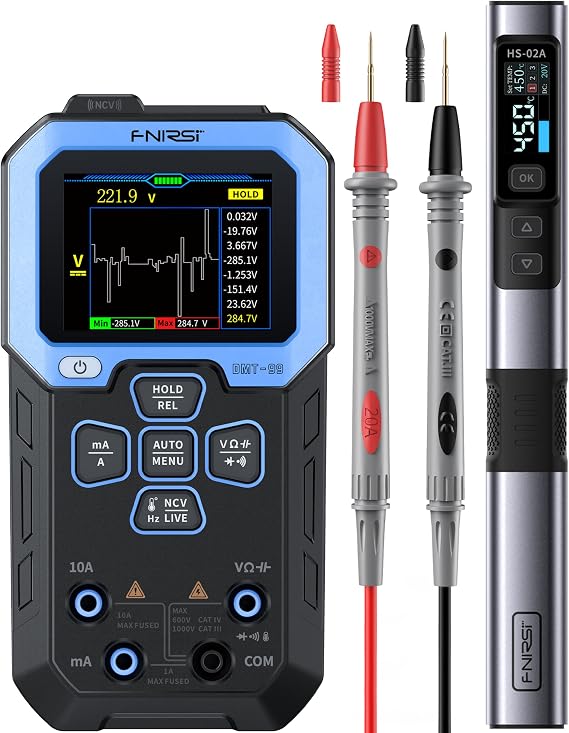 DMT-99 Multimeter and HS-02A Soldering Iron